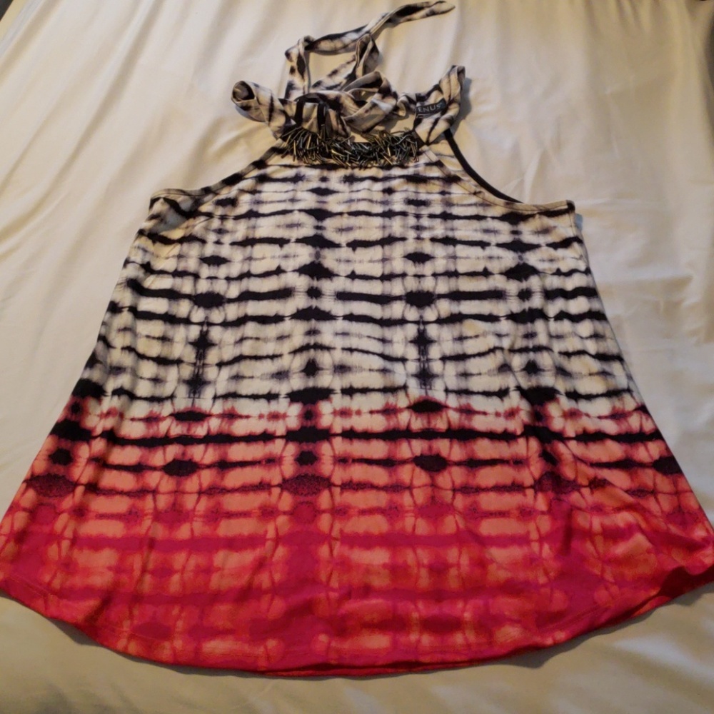 Ombre halter top